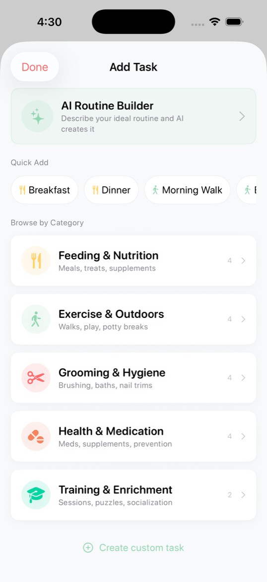 Care Templates